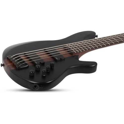 Schecter Charles Berthoud CB Series 5 Telli Bas Gitar (See Thru Black Satin) 2