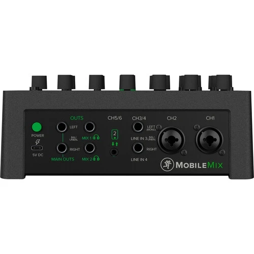 Mackie Mobilemix 8 Kanal Dahili Efektli ve Bluetooth Bağlantılı Pil ile Çalışabilen Mikser 5