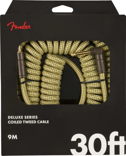 Fender Deluxe Coil Cable 9m Tweed Enstrüman Kablosu 1