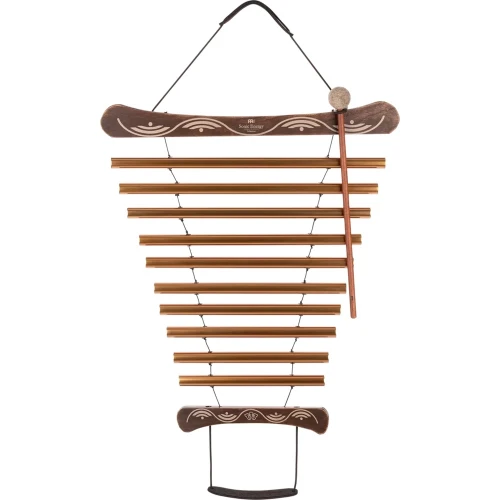 Meinl Sonic Energy MFC10DMAB 440 Hz, 35" / 88 Cm 10 Notes D Major Meditation Flow Chime (Bronze) 2