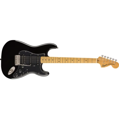 Squier Classic Vibe 70s Stratocaster HSS Akçaağaç Klavye Black Elektro Gitar 1
