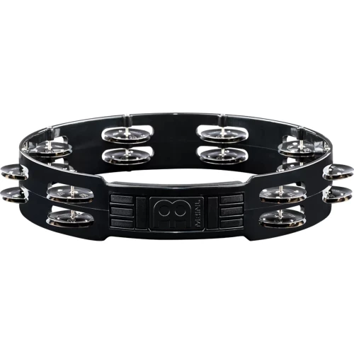 Meinl HTT10BK Stainless Steel Jingle 1-Row 10" Tour Tamburin (Siyah) 3