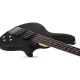 Schecter C-4 Deluxe Bas Gitar (Satin Black) 3
