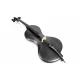 Kinglos CWDT-1311 Black Carbon Fiber 4/4  Elektro Çello 1