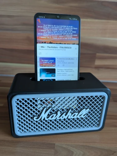 Marshall tarzında cep telefonu için müzik amfisi 1