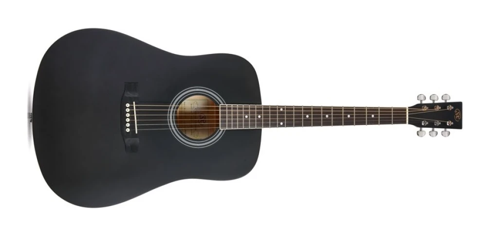 SX SD104 Black Akustik Gitar 1