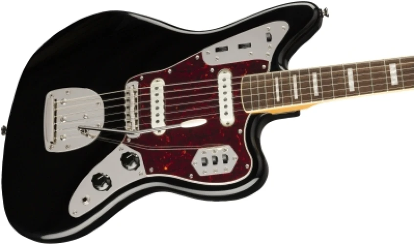 Squier Classic Vibe 70s Jaguar Laurel Klavye Black Elektro Gitar 3