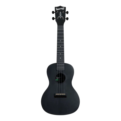 Kala Waterman Recycled Concert Ukulele (Black Sand) 1