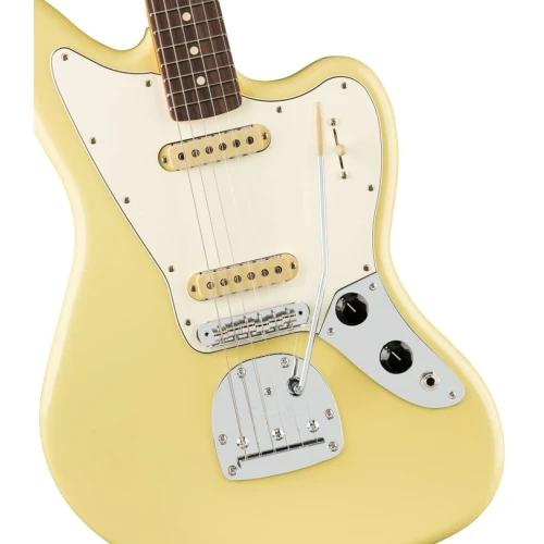Fender Player II Jaguar Gülağacı Klavye Hialeah Yellow Elektro Gitar 2
