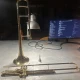 GETZEN “300” SERIES Bb VALVE TROMBONE VE ÇANTASI #398 9