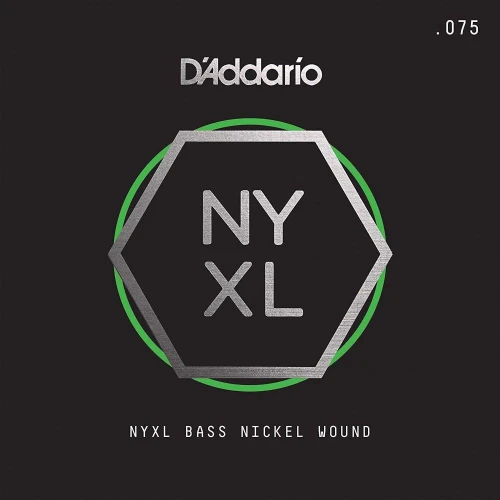 Daddario Nyxlb075 Bass Tek Tel, Nyxl Serisi, Nikel Sarım, 0.075 3