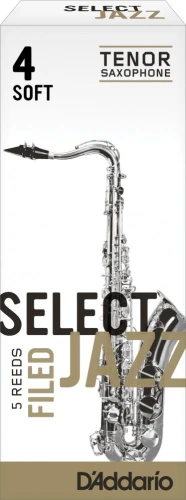 Daddario Woodwinds Jazz Select RSF05TSX4S Tenor Saksafon Kamışı No:4 Soft 1
