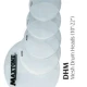 MAXTONE DHM22 22" MESH DERİ, SESSİZ ÇALIŞMA İÇİN FİLE DERİ 1