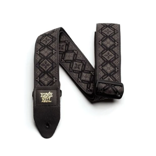 ERNIE BALL P04093 - Regal Black Jacquard Gitar Askısı 1