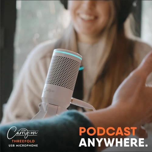 Blackstar CO-TFUSBMIC-WT Carry-On Threefold Katlanabilir USB Condenser Mikrofon (Beyaz) 4