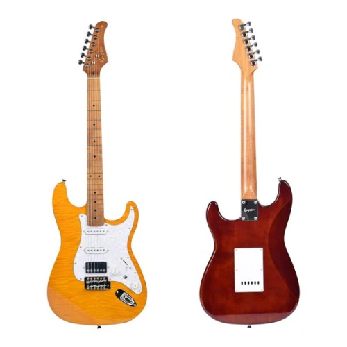KAYSEN KST-650 GYE Modern Strat Elektro Gitar | HSS Alnico V Manyetik 1