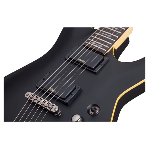 Schecter Demon-6 LH Solak Elektro Gitar (Mat Siyah) 2