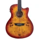 Washburn Deep Forest Burl Ace Amber Fade Elektro Akustik Gitar 2