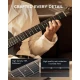 Donner RISING-G1 Carbon Fiber Akustik Gitar Seti (Siyah) 6