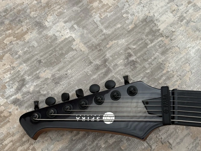Spira S-507 QGY E 7 Telli Elektro Gitar (Trans Grey) 4