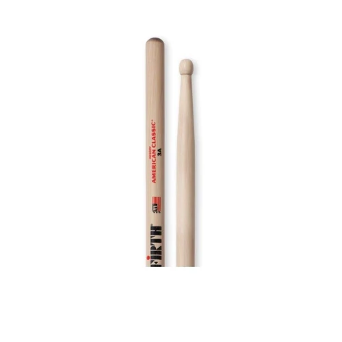 VICFIRTH 3A BAGET HICKORY, 0.580\"x16 (3/16)\" 2