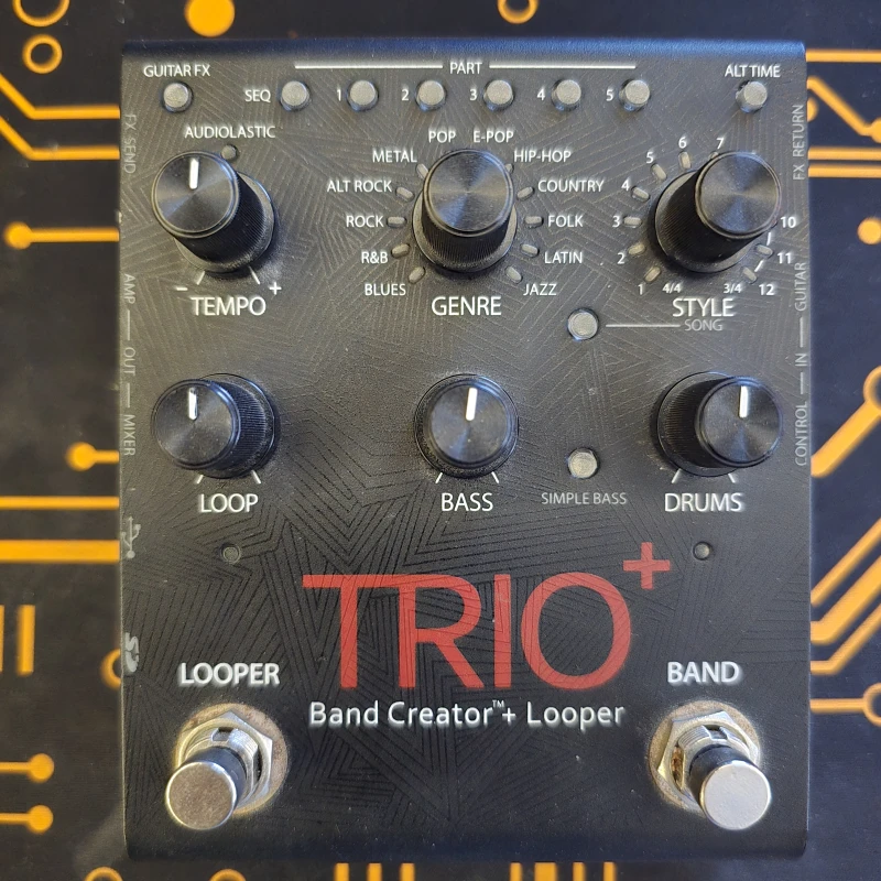 DigiTech TRIO Plus Band Creator Looper + FS3X Footswitch 6