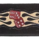 PLANETWAVES 64P05 GİTAR ASKISI, 64MM, DOKUMA FLAMING DICE 4