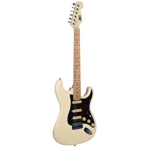 DMX Guitars DEG100 HSS OW Elektro Gitar (Olympic White) 1