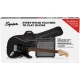 Squier Affinity Stratocaster HSS Laurel Klavye Charcoal Frost Metallic 15G Elektro Gitar Seti 1