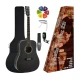 SX SD104KBK Akustik Gitar Seti (Siyah) 1