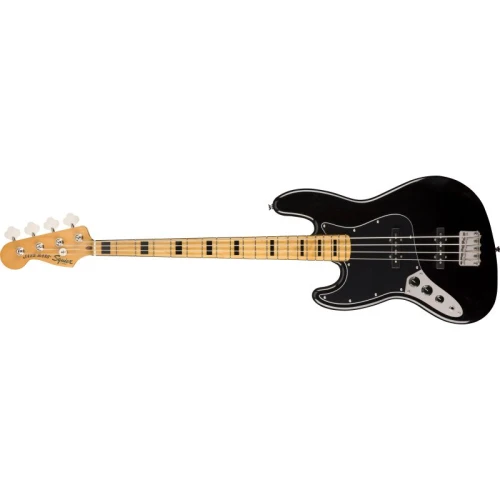 Squier Classic Vibe 70s Jazz Bass Akçaağaç Klavye Black Solak Bas Gitar 1