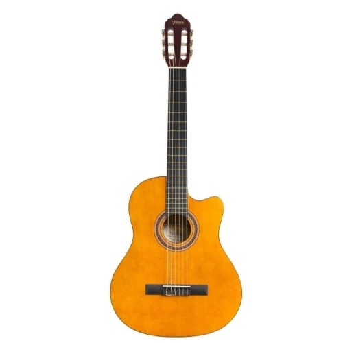 Valencia Vc104tc Klasik Gitar 4/4 Naturel Cutaway Sap Çelikli 2