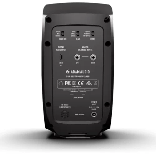 ADAM Audio D3V Aktif Çift Stüdyo Monitörü (Siyah) 3