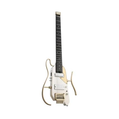 Donner HUSH X Pro Elektro Gitar (White Luxe) 2