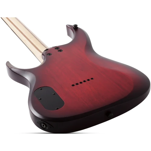 Schecter Sunset-6 Extreme Elektro Gitar (Scarlet Burst) 7