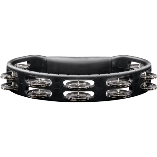 Meinl HTMT1BK ABS Plastic Stainless Steel Jingles 2 Row Tamburin (Siyah) 4