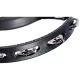 Meinl HTBK Stainless Steel Jingles 1 Row Hand Tamburin (Siyah) 5