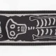 PLANETWAVES 50PLJS01 GİTAR ASKISI, 50MM, LOCK-JS SKULL N BONESS 4
