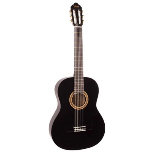 Valencia Vc103tbk Klasik Gitar 3/4 Siyah Sap Çelikli 1