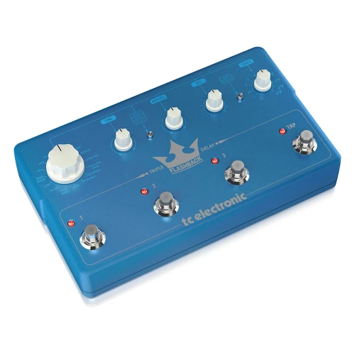 TC Electronic FLASHBACK TRIPLE DELAY Intuitive Three-Engine Delay Pedalı 2