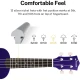 Donner DUS-10P Soprano Ukulele Seti (Mor) 4