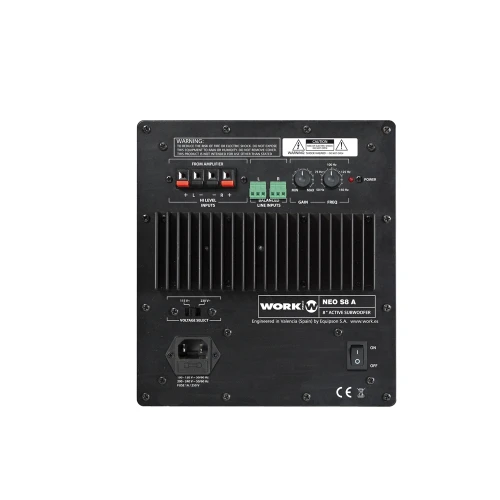 Work NEO S8 A Aktif Subwoofer (Siyah) 2