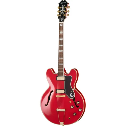 Epiphone Masterbilt Gem Archer Sheraton Elektro Gitar (Cherry Red) 1