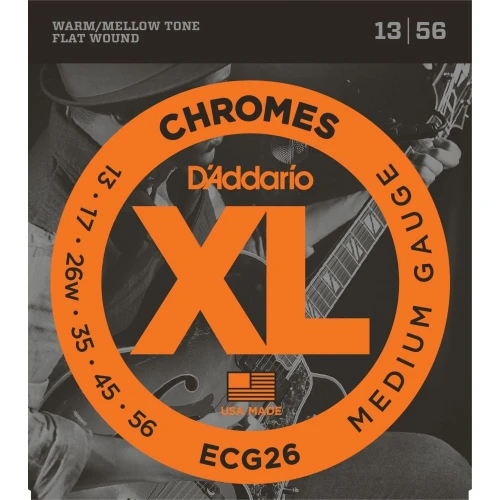 DADDARIO ECG26 ELEKTRO GİTAR TEL SETİ, CHROMES, 13-56, MEDIUM 2