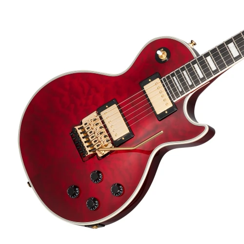 Epiphone Alex Lifeson Les Paul Custom Axcess Elektro Gitar (Ruby) 4