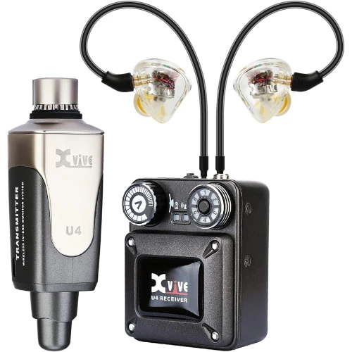 Xvive XV-T9 Çift Balanslı Sürücülü In-ear Monitör Kulaklık - Siyah 1