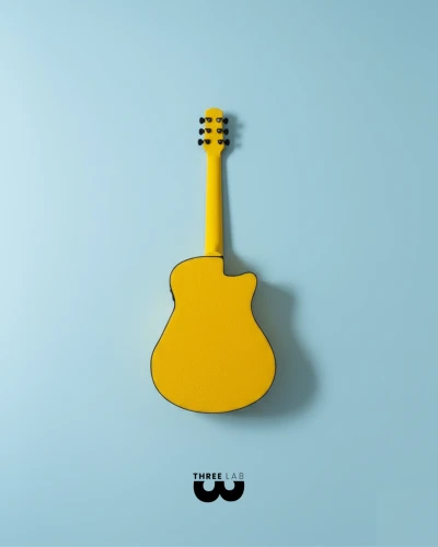 2 Adet Mini Gitar Biblosu - Sarı 5
