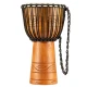 Meinl ADJ2-M+BAG African Style Rope Tuned Series Medium 10" Djembe (Brown) 3