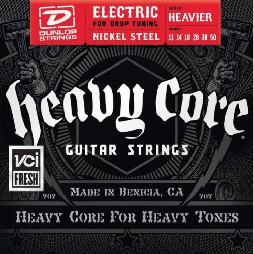 Jim Dunlop DHCN1150 Heavy Core Elektro Gitar Teli (11-50) 1