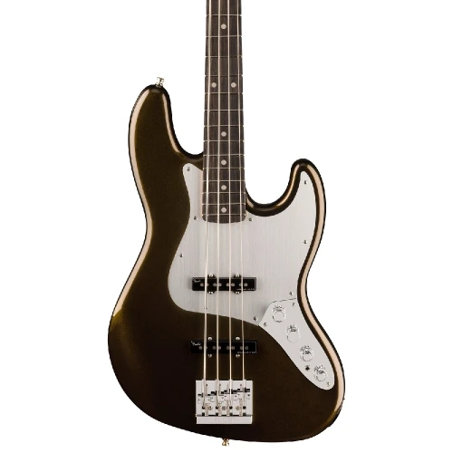 Fender American Ultra II Jazz Bass Abanoz Klavye Texas Tea Bas Gitar 3